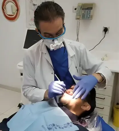 Lasting Smile dentist treating a patient